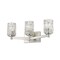 Z-Lite Aubrey 3 Light Vanity, Brushed Nickel & Clear 1931-3V-BN - alternate 2